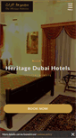 Mobile Screenshot of heritagedubaihotels.com